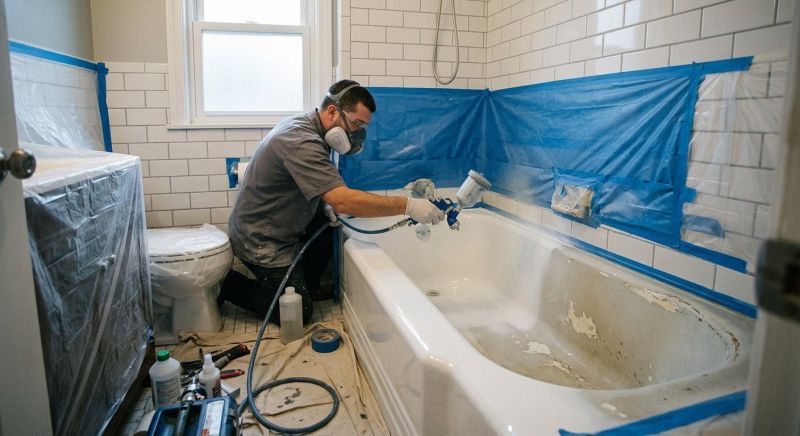 Porcelain Tub Resurfacing in Denver County, CO