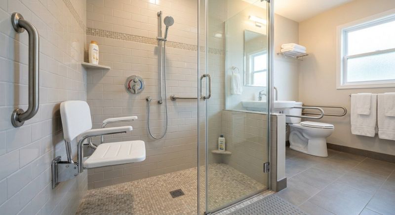 Handicap Shower Installation in Portland, ME