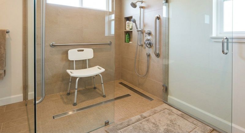 Senior Shower Installation in Portland, ME